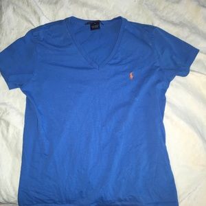 Classic Ralph Lauren polo V-neck tee